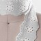 2 Yards White Cotton Lace Trim Multiple Sized Eyelets One Side Embroidered Edge 2 Inch Wide